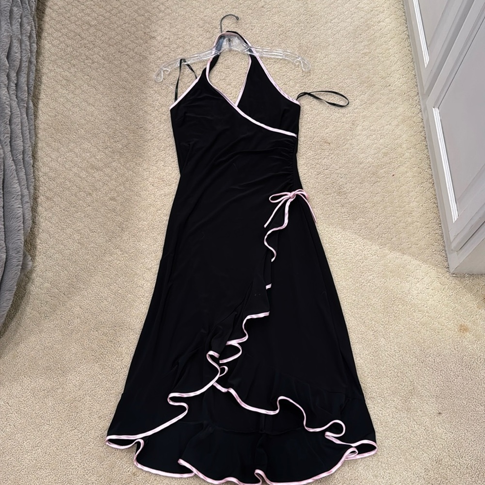 black and pink papaya size s dress barely warn with little wear